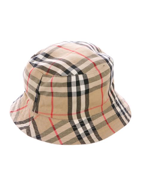 burberry bucket hat for baby|Burberry reversible check hat.